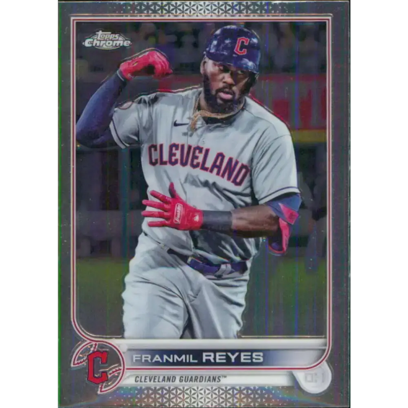 2022 Topps Chrome #97 Franmil Reyes NM-MT Cleveland Guardians Baseball Card - Baseball Card Single