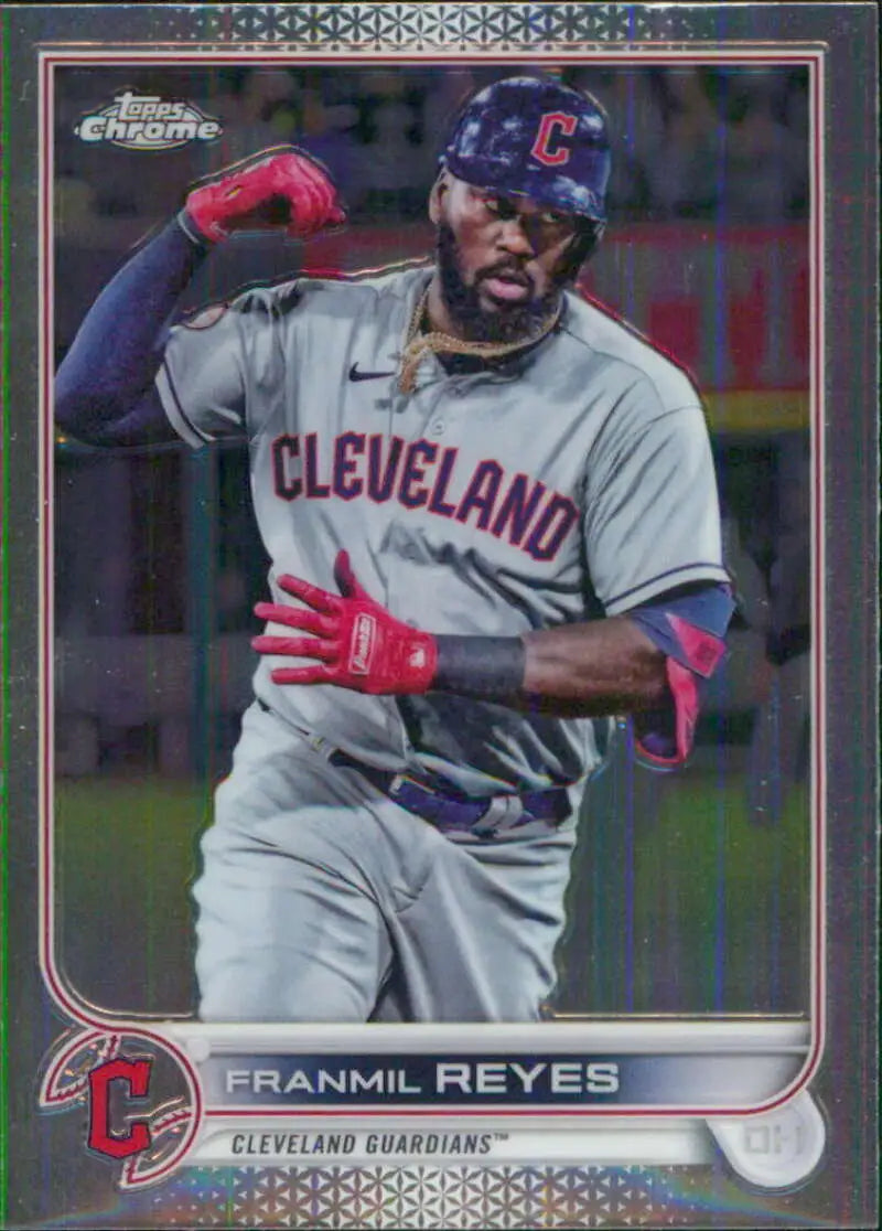 2022 Topps Chrome #97 Franmil Reyes NM-MT Cleveland Guardians Baseball Card