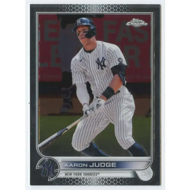 2022 Topps Chrome #99 Aaron Judge NM-MT New York Yankees Baseball Card - Baseball Card Single