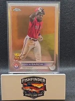 2022 Topps Chrome - Adolis Garcia #25 Refractor - Baseball Card Single