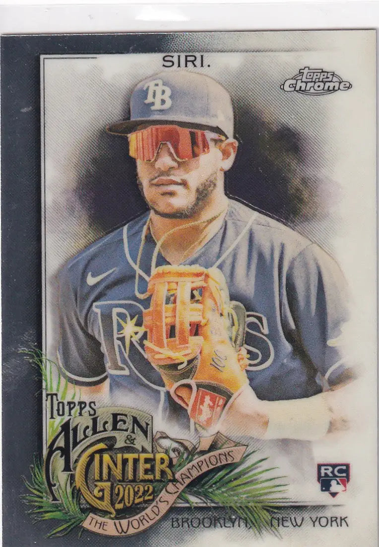 2022 TOPPS CHROME ALLEN & GINTER #296 WANDER FRANCO- TAMPA BAY RAYS - Baseball Card Single