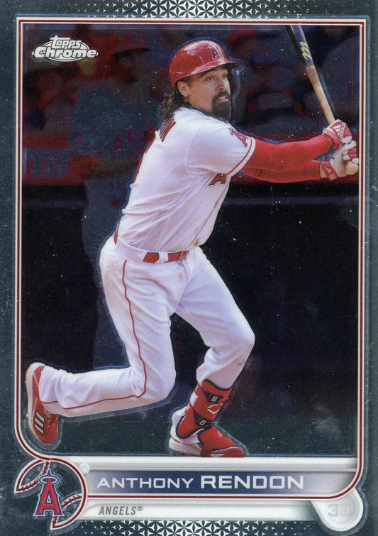 2022 Topps Chrome Anthony Rendon #126 Los Angeles Angels - Baseball Card Single