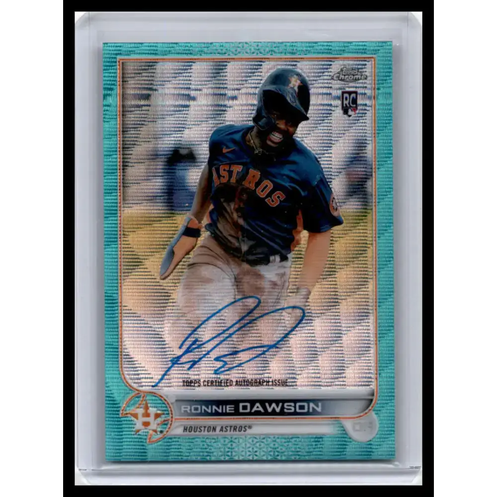 2022 Topps Chrome Auto #RA-RDA 110/199 Ronnie Dawson NM-MT Houston Astros Baseball Card - Baseball Card Single
