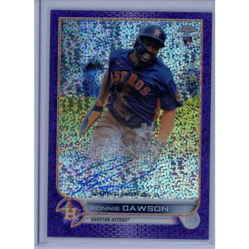 2022 Topps Chrome Auto #RA-RDA 169/299 Ronnie Dawson NM-MT Houston Astros Baseball Card - Baseball Card Single