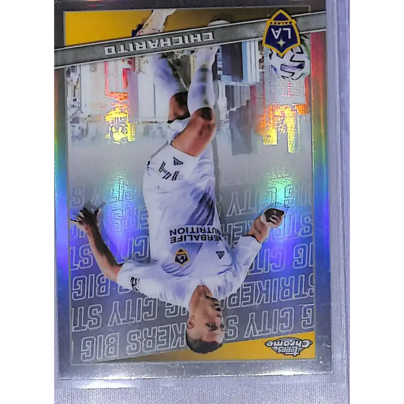 2022 Topps Chrome Big City Strikers #BCS-2 Chicharito NM-MT LA Galaxy - Soccer Card Single