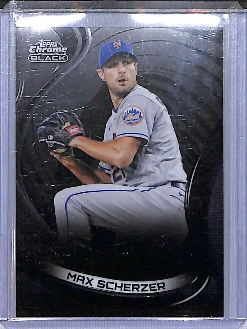 2022 Topps Chrome Black #60 Max Scherzer NM-MT New York Mets