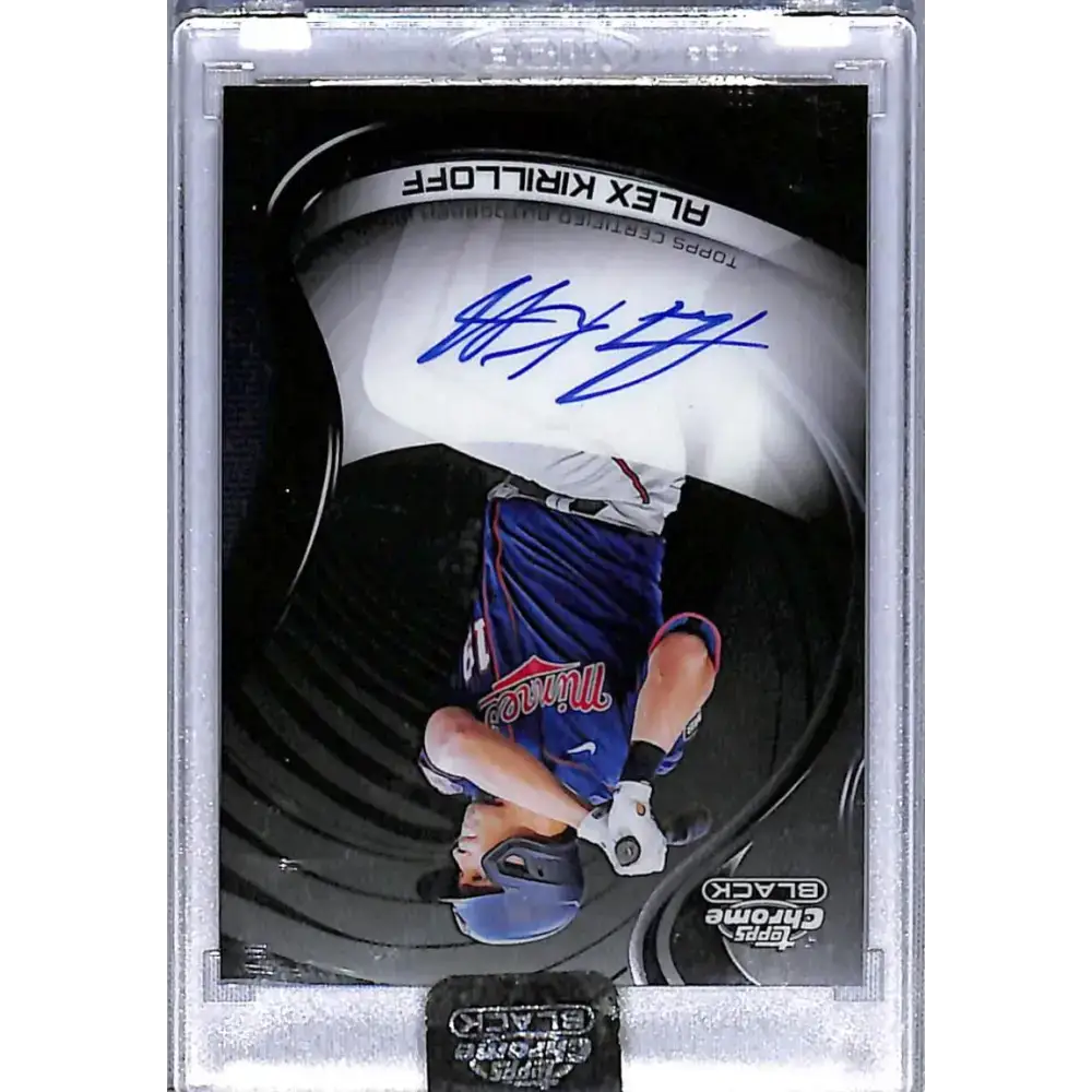2022 Topps Chrome Black Autographs #CBA-AK Alex Kirilloff NM-MT Auto Minnesota Twins - Baseball Card Single