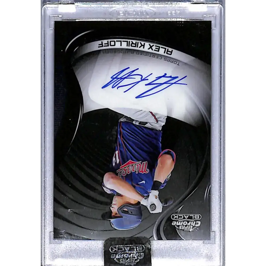 2022 Topps Chrome Black Autographs #CBA-AK Alex Kirilloff NM-MT Auto Minnesota Twins - Baseball Card Single