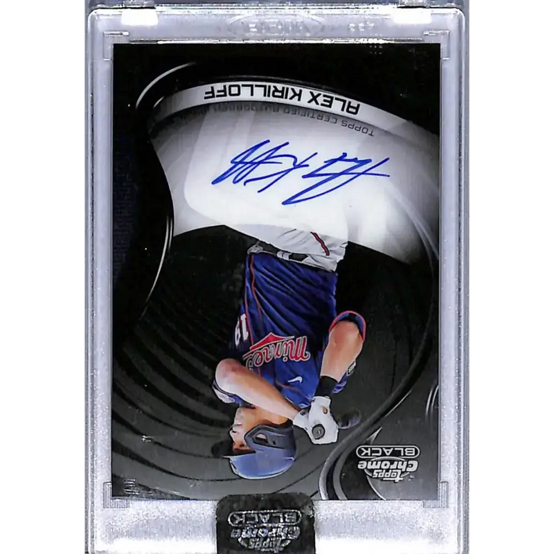 2022 Topps Chrome Black Autographs #CBA-AK Alex Kirilloff NM-MT Auto Minnesota Twins - Baseball Card Single