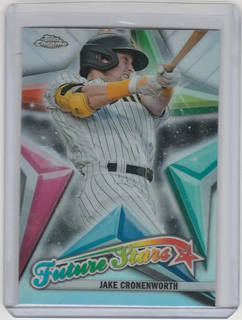 Baseball trading card of FS9 Jake Cronenworth from Topps Chrome Future Stars series