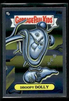 2022 Topps Chrome Garbage Pail Kids Original Series 5 Droopy Dolly #214a