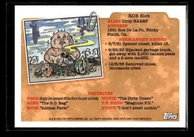 2022 Topps Chrome Garbage Pail Kids Original Series 5 Slayed Slade #167b - Other