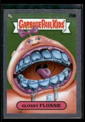 2022 Topps Chrome Garbage Pail Kids Series 5 Glossy Flossie #211b Refractors - Non-Sports Card Single