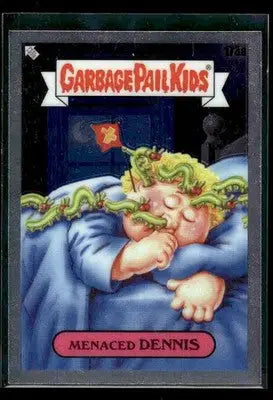 2022 Topps Chrome Garbage Pail Kids Series 5 Menaced Dennis #173a Refractors