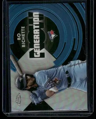 2022 Topps Chrome Generation Bo Bichette #GNC-6 Baseball - Baseball Card Single