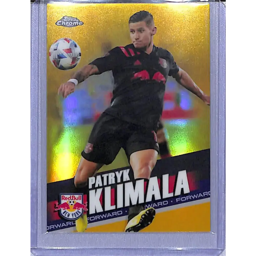 2022 Topps Chrome Gold #95 Patryk Klimala NM-MT 46/50 New York Red Bulls - Soccer Card Single