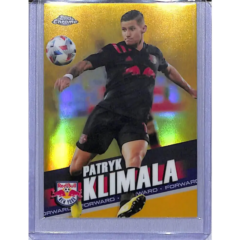 2022 Topps Chrome Gold #95 Patryk Klimala NM-MT 46/50 New York Red Bulls - Soccer Card Single