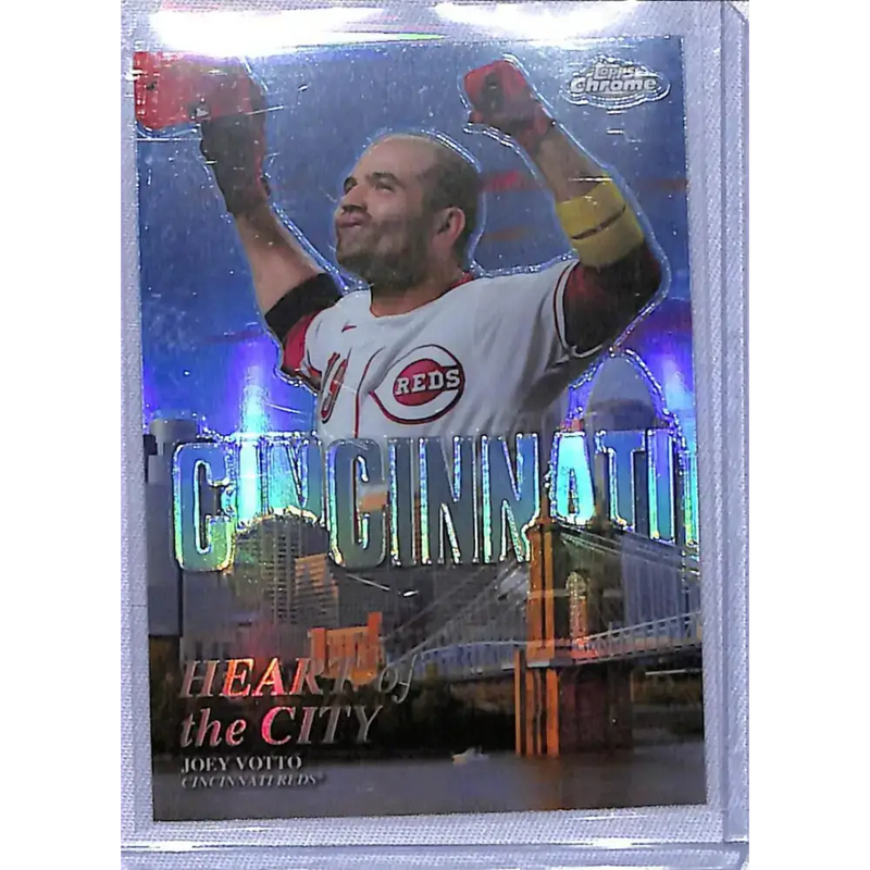 2022 Topps Chrome Heart of the City #HOC-3 Joey Votto NM-MT Cincinnati Reds - Baseball Card Single