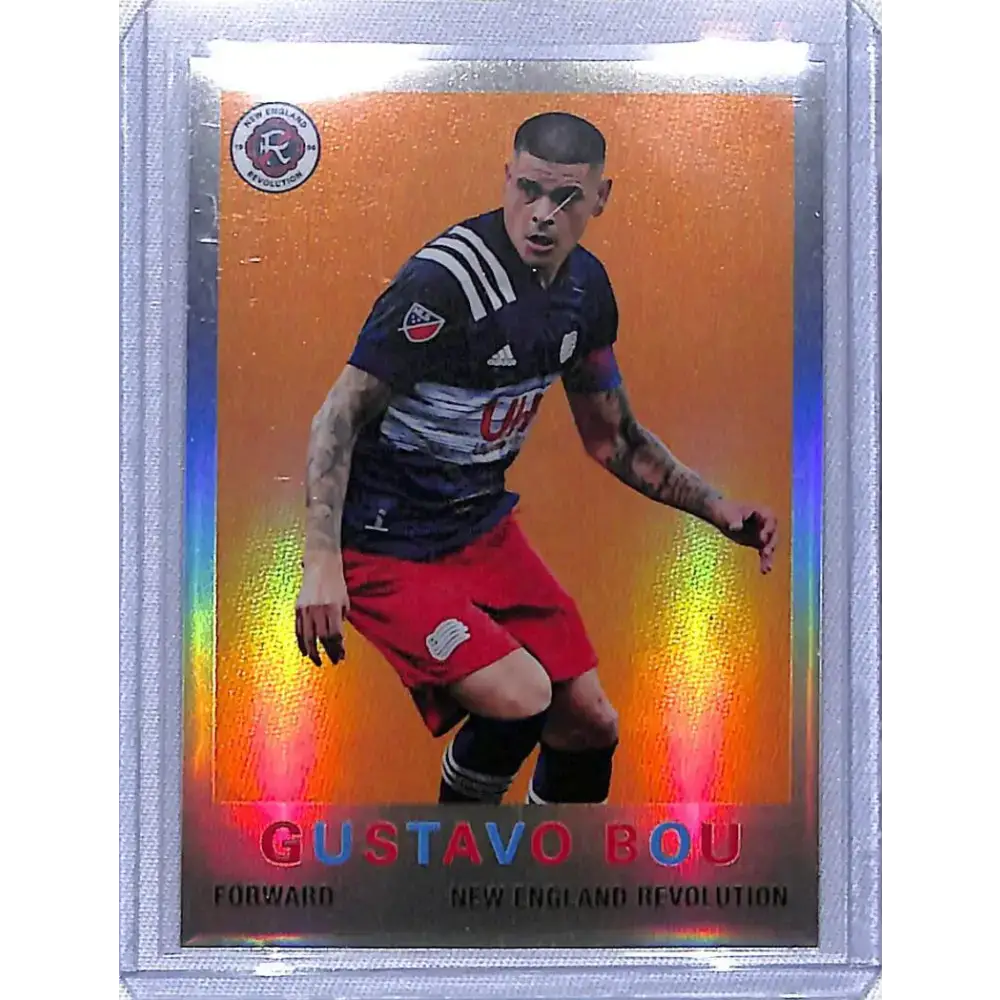 2022 Topps Chrome MLS Soccer #59T-10 Gustavo Bou NM-MT New England Revolution - Soccer Card Single
