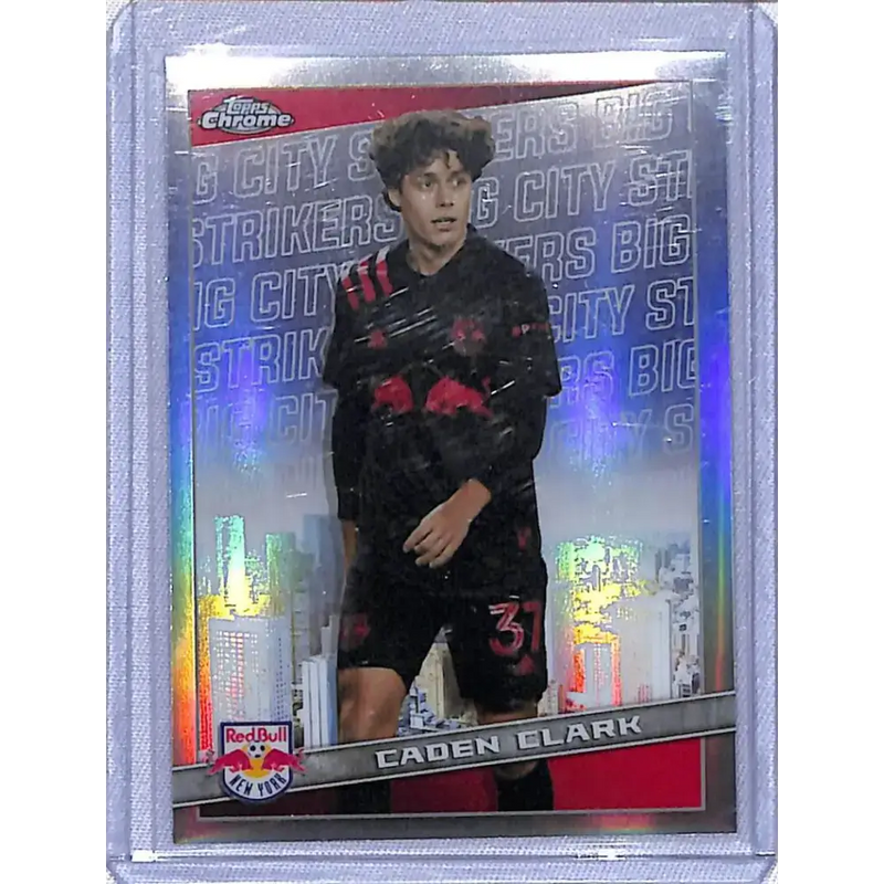 2022 Topps Chrome MLS Soccer #BSC-6 Caden Clark NM-MT New York Red Bulls - Soccer Card Single
