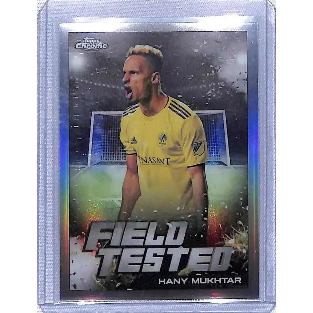 2022 Topps Chrome MLS Soccer Field Tested #FT-6 Hany Mukhtar NM-MT Nashville SC - Soccer Card Single