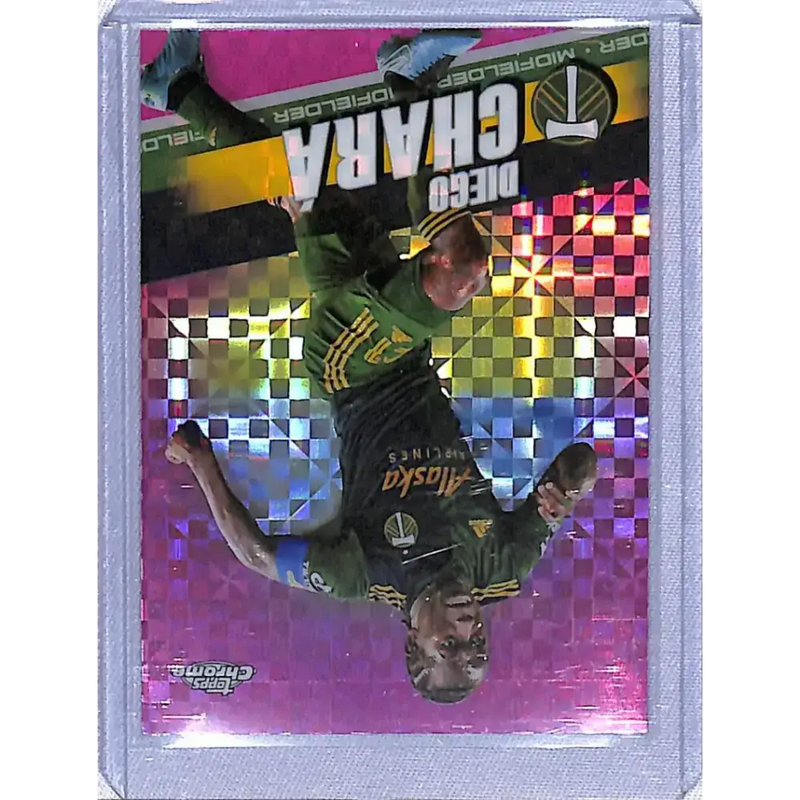 2022 Topps Chrome MLS Soccer Pink #199 Diega Chara NM-MT Portland Timbers - Soccer Card Single