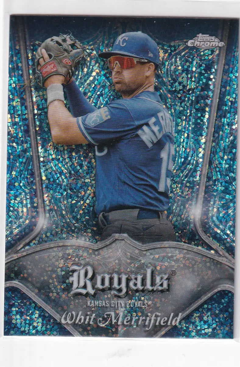 2022 TOPPS CHROME #P-21 WHIT MERRIFIED GLITTER- KANSAS CITY ROYALS - Baseball Card Single