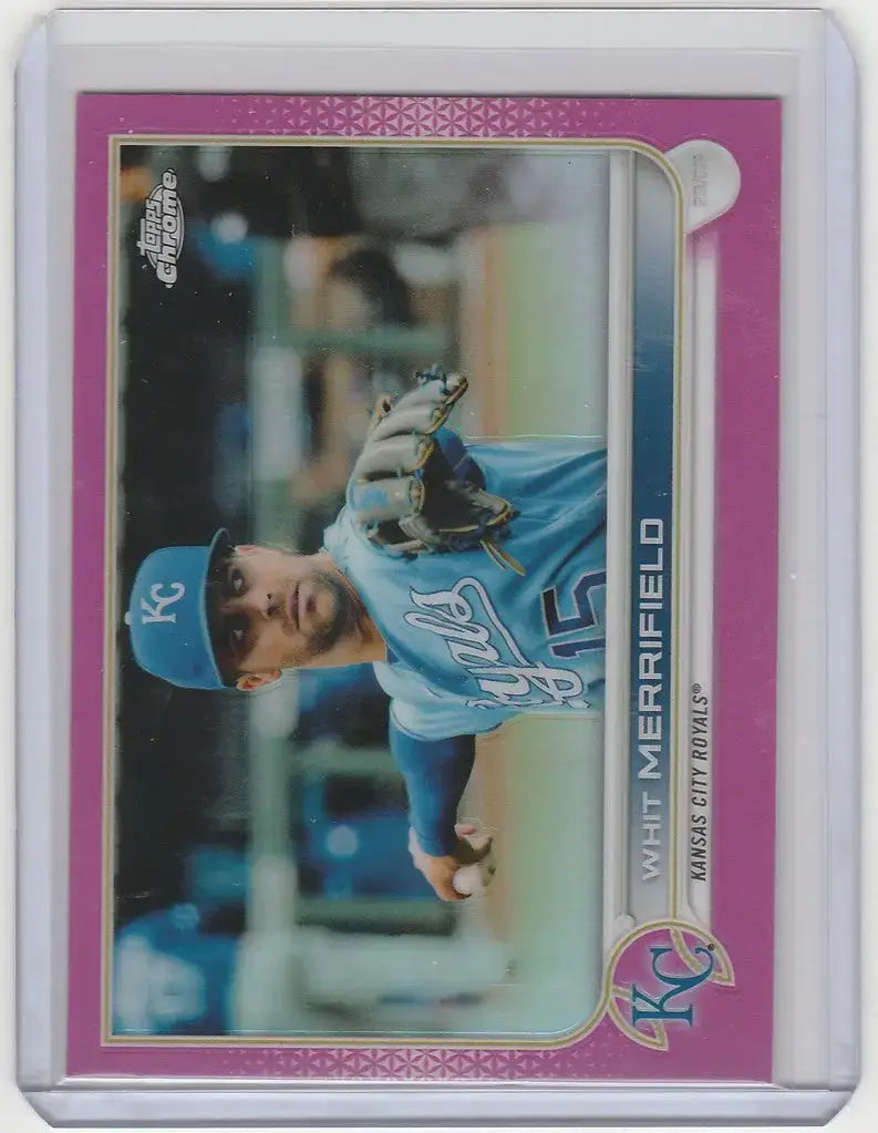 2022 Topps Chrome Pink #154 Whit Merrifield - Kansas City Royals