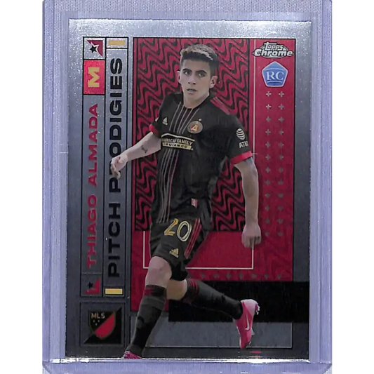 2022 Topps Chrome Pitch Prodigies #125 Thiago Almada NM-MT Atlanta United - Soccer Card Single