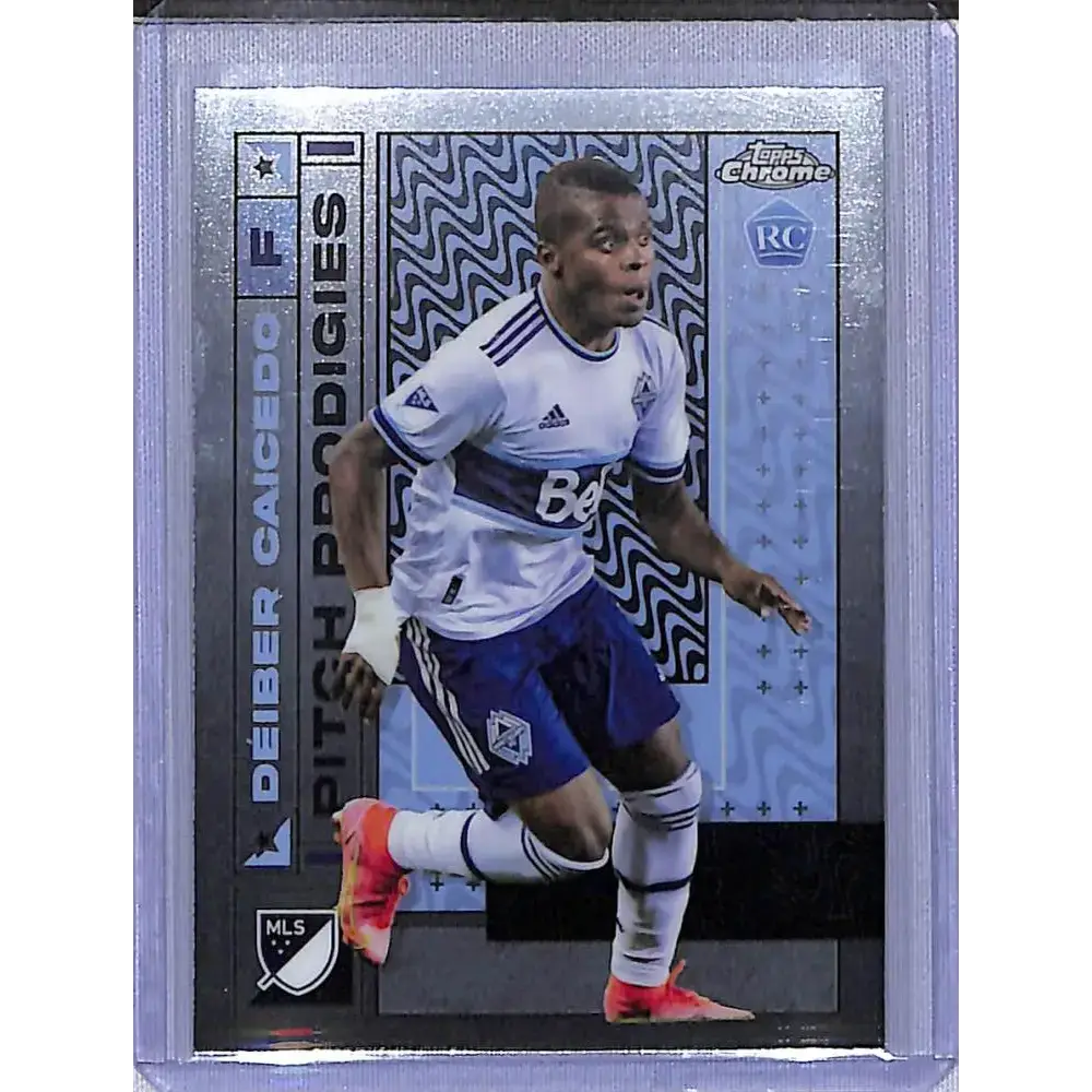 2022 Topps Chrome Pitch Prodigies #195 Deiber Caicedo NM-MT Vancouver Whitecaps - Soccer Card Single