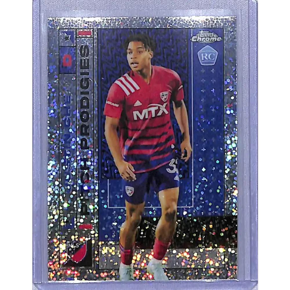2022 Topps Chrome Pitch Prodigies Sparkle #166 Justin Che NM-MT FC Dallas - Soccer Card Single