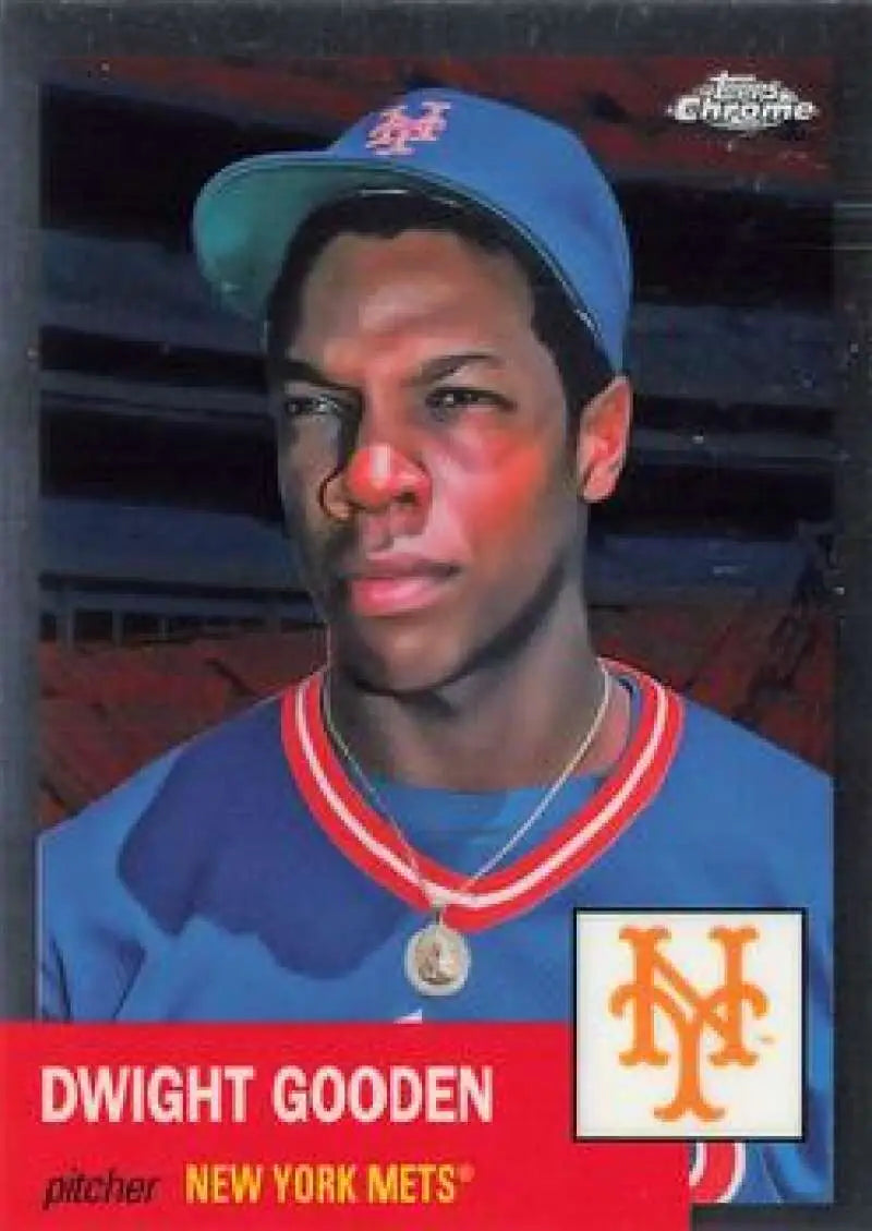 2022 Topps Chrome Platinum Anniversary #10 Dwight Gooden EX Excellent New York Mets Baseball Card - Baseball Card Single