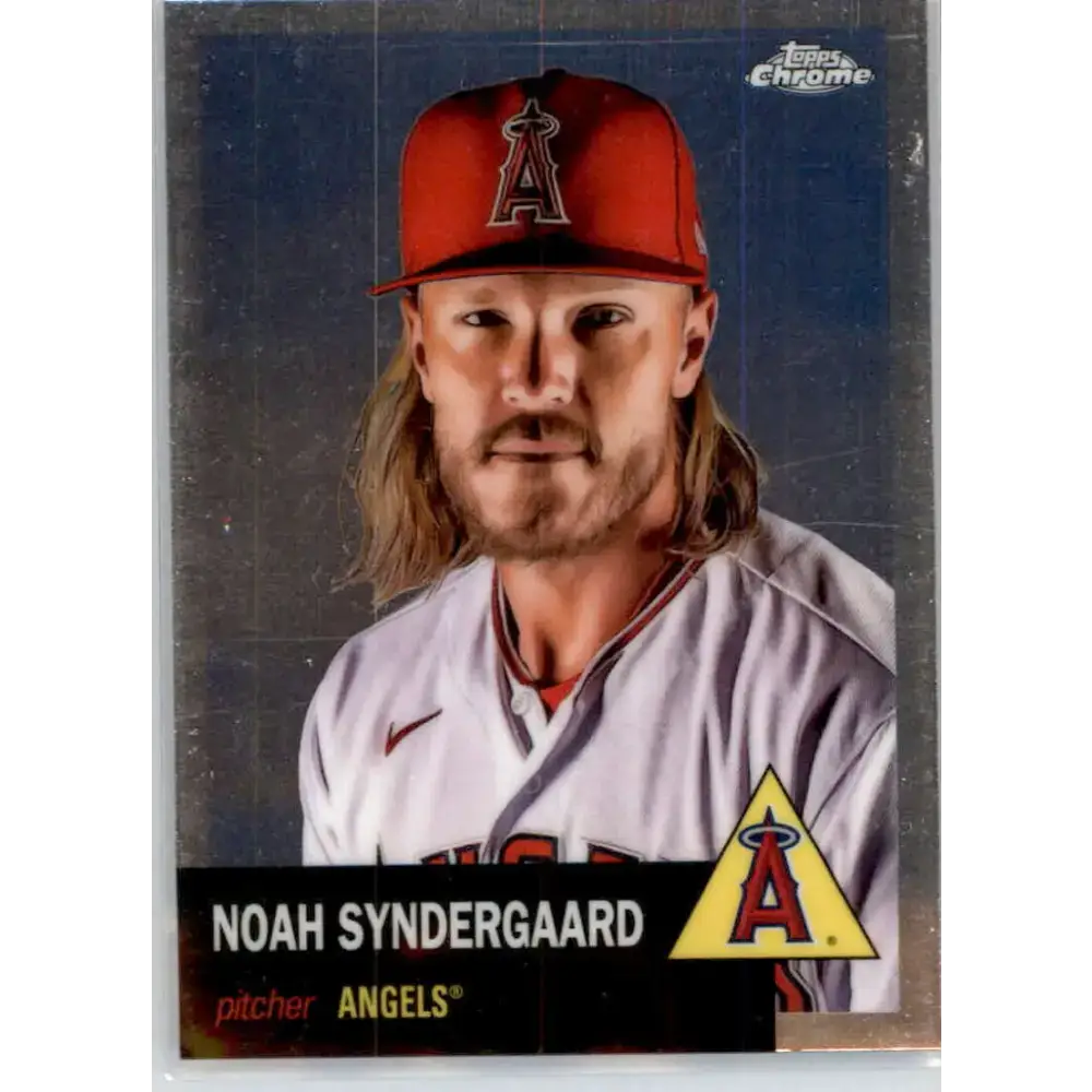 2022 Topps Chrome Platinum Anniversary #103 Noah Syndergaard NM-MT Los Angeles Angels Baseball Card - Baseball Card