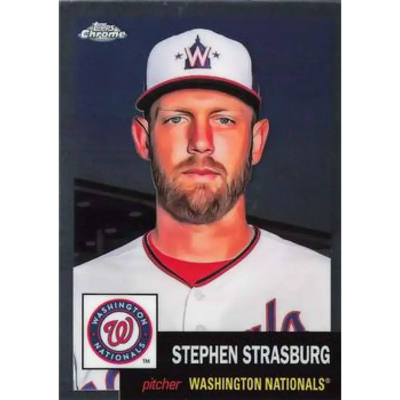 2022 Topps Chrome Platinum Anniversary #110 Stephen Strasburg NM-MT Washington Nationals Baseball Card - Baseball Card