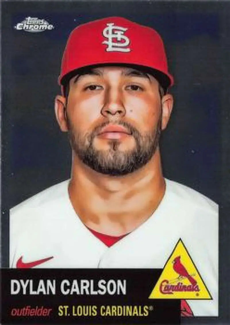 2022 Topps Chrome Platinum Anniversary #118 Dylan Carlson EX Excellent St. Louis Cardinals Baseball Card - Baseball