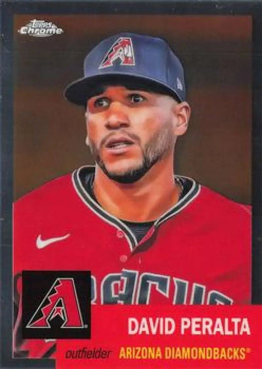 2022 Topps Chrome Platinum Anniversary #119 David Peralta EX Excellent Arizona Diamondbacks Baseball Card - Baseball