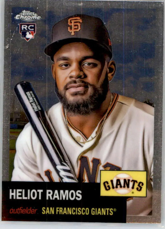 2022 Topps Chrome Platinum Anniversary #122 Heliot Ramos EX Excellent RC Rookie San Francisco Giants Baseball Card