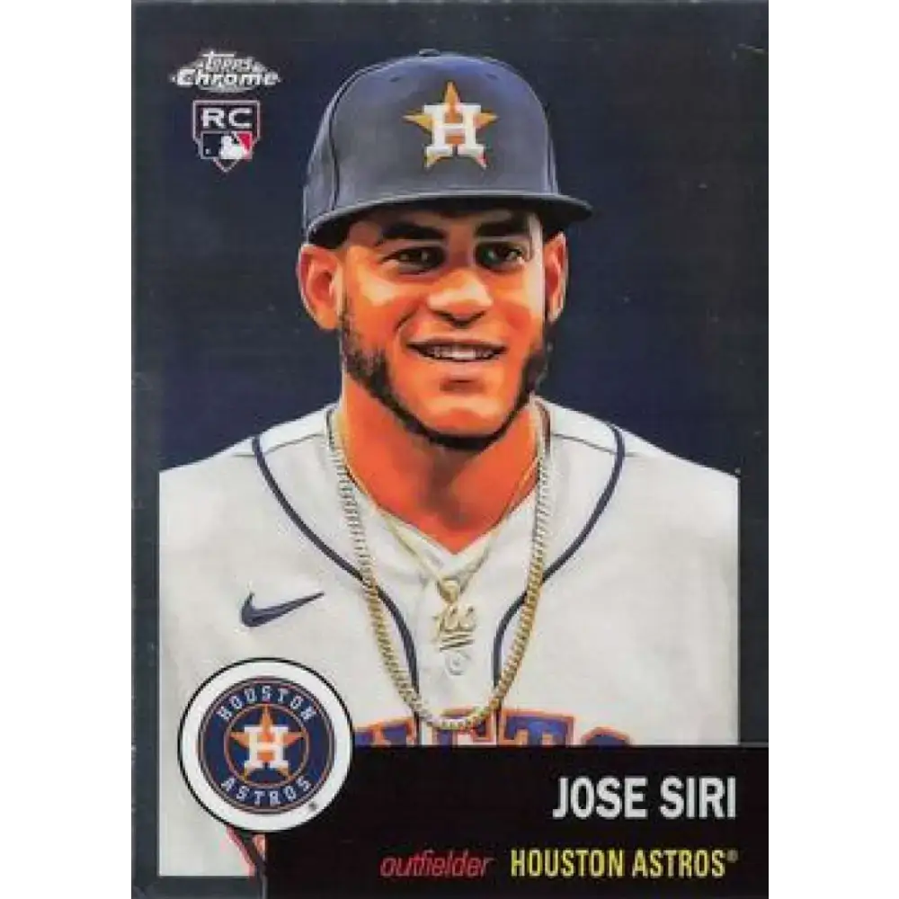 2022 Topps Chrome Platinum Anniversary #124 Jose Siri NM-MT RC Rookie Houston Astros Baseball Card - Baseball Card