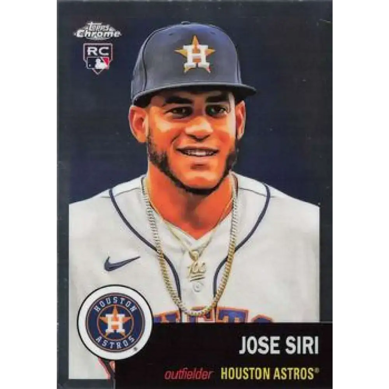 2022 Topps Chrome Platinum Anniversary #124 Jose Siri NM-MT RC Rookie Houston Astros Baseball Card - Baseball Card