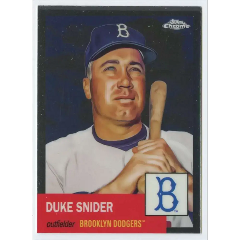 2022 Topps Chrome Platinum Anniversary #125 Duke Snider NM-MT Brooklyn Dodgers Baseball Card - Baseball Card Single