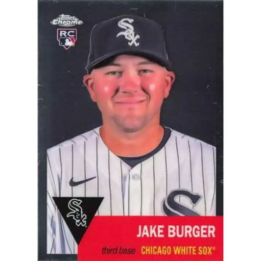 2022 Topps Chrome Platinum Anniversary #126 Jake Burger NM-MT RC Rookie Chicago White Sox Baseball Card - Baseball Card