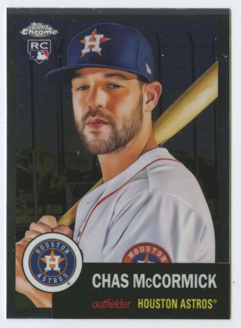 2022 Topps Chrome Platinum Anniversary #128 Chas McCormick EX Excellent RC Rookie Houston Astros Baseball Card