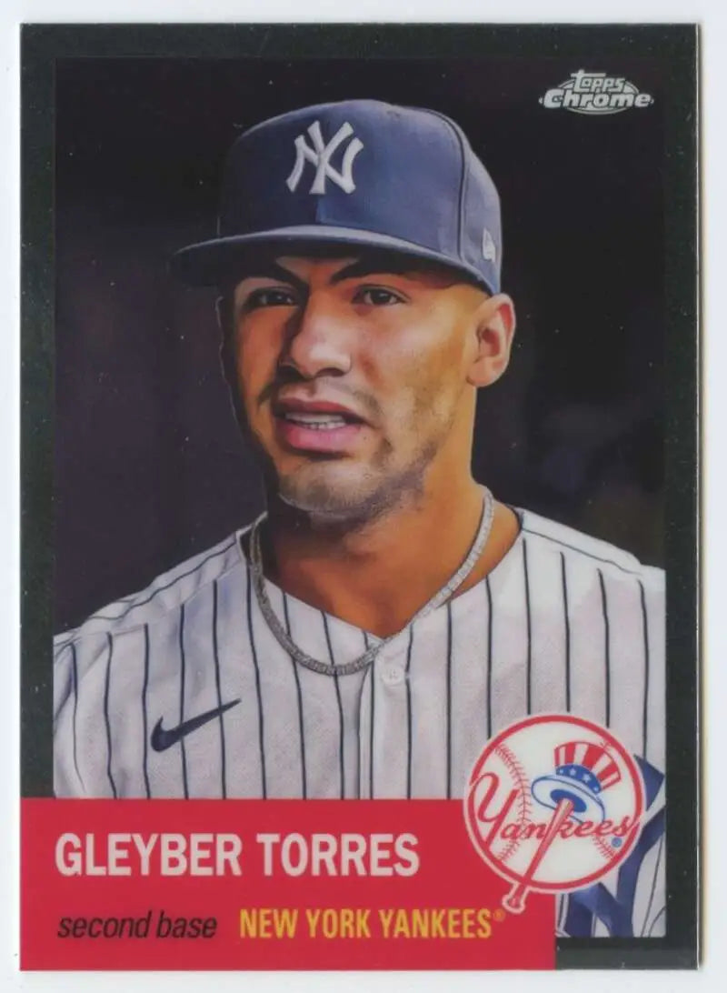 2022 Topps Chrome Platinum Anniversary #13 Gleyber Torres EX Excellent New York Yankees Baseball Card - Baseball Card