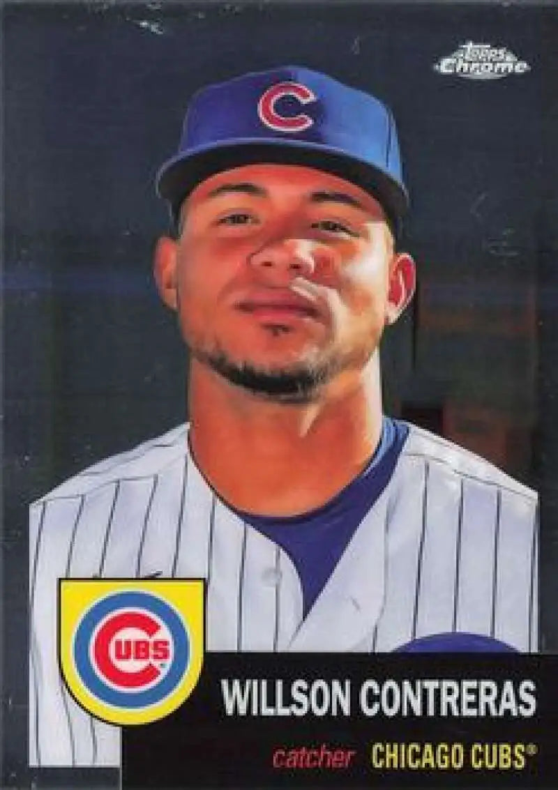 2022 Topps Chrome Platinum Anniversary #131 Willson Contreras EX Excellent Chicago Cubs Baseball Card - Baseball Card