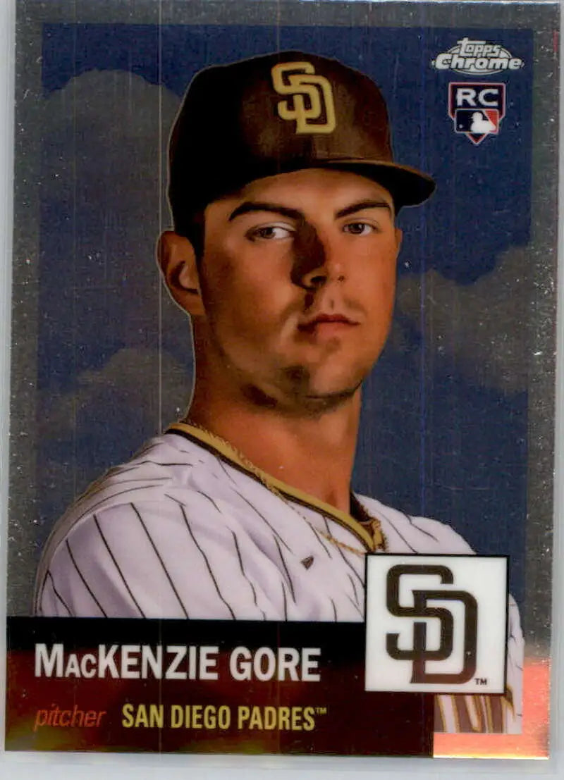 2022 Topps Chrome Platinum Anniversary #132 MacKenzie Gore EX Excellent RC Rookie San Diego Padres Baseball Card