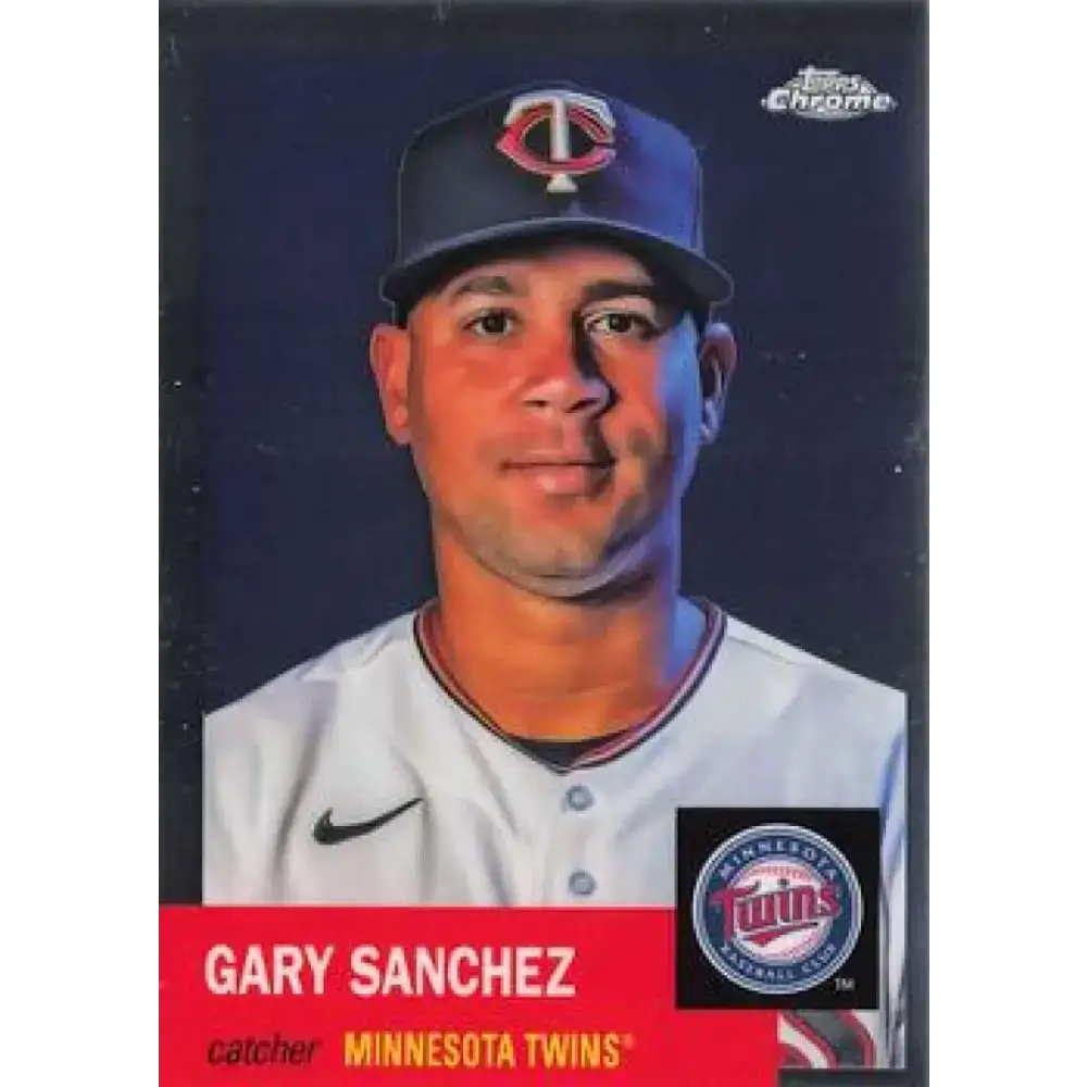 2022 Topps Chrome Platinum Anniversary #136 Gary Sanchez NM-MT Minnesota Twins Baseball Card - Baseball Card Single