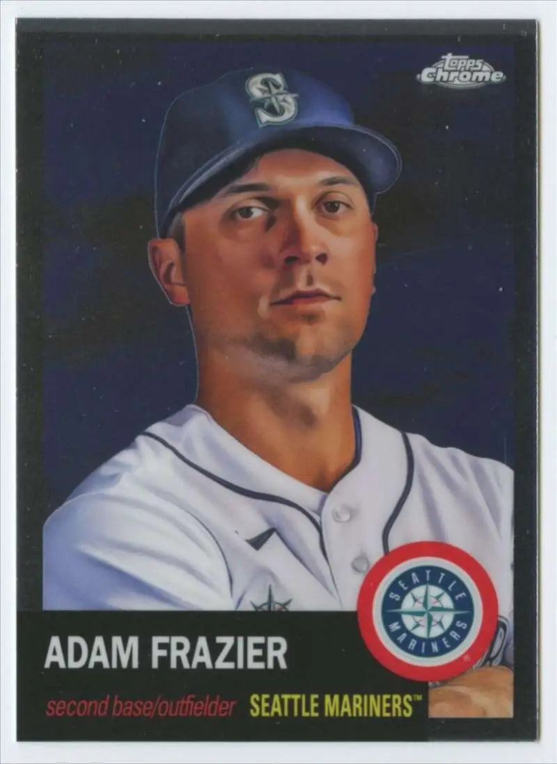 2022 Topps Chrome Platinum Anniversary #141 Adam Frazier EX Excellent Seattle Mariners Baseball Card - Baseball Card