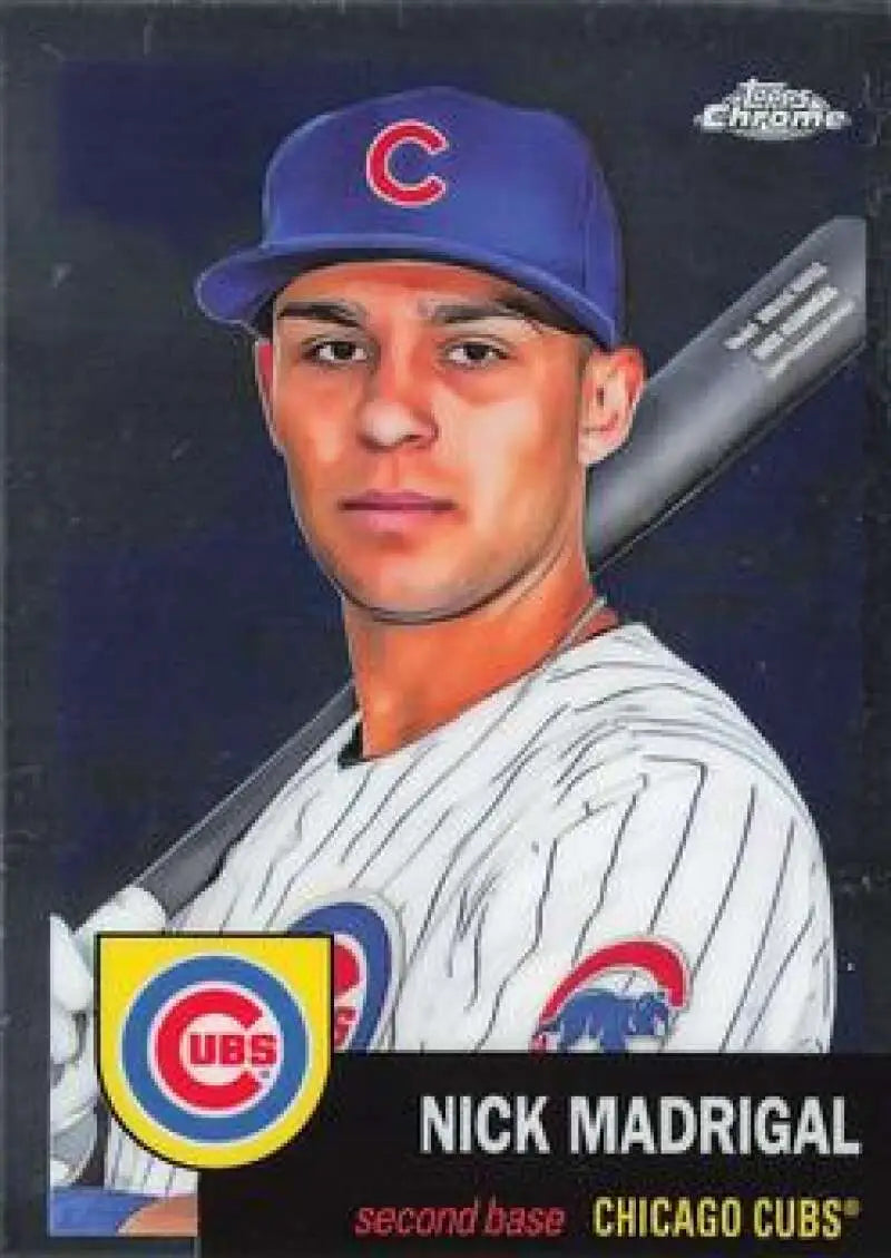 2022 Topps Chrome Platinum Anniversary #148 Nick Madrigal EX Excellent Chicago Cubs Baseball Card - Baseball Card Single