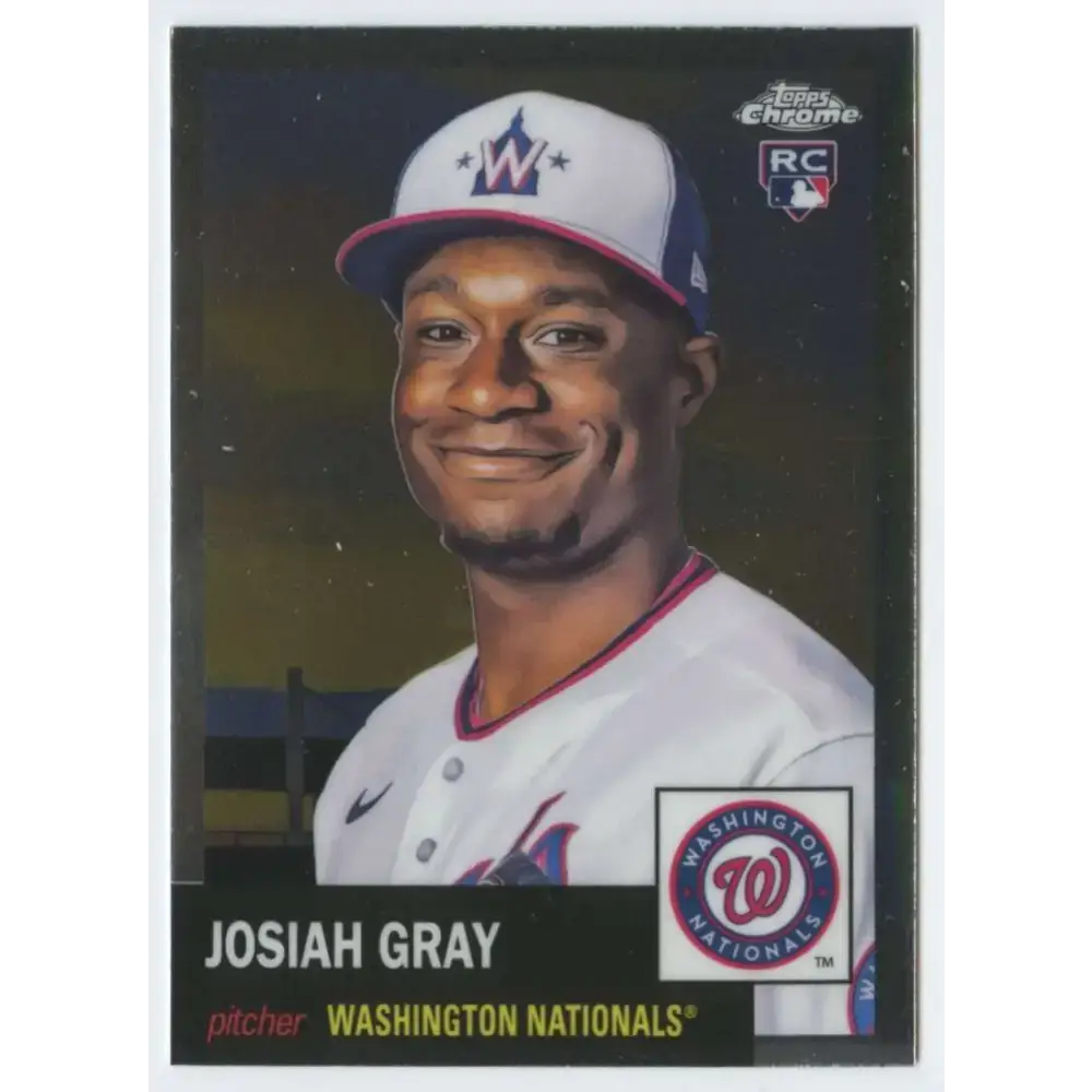 2022 Topps Chrome Platinum Anniversary #15 Josiah Gray NM-MT RC Rookie Washington Nationals Baseball Card - Baseball