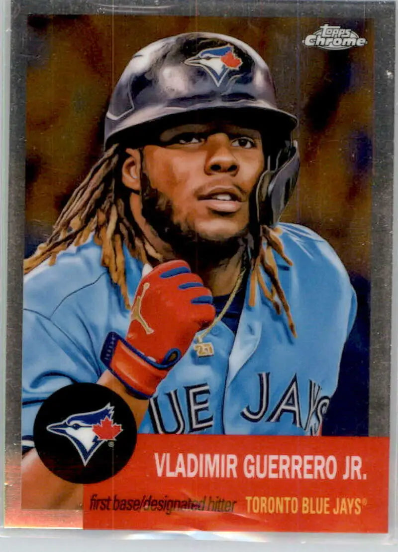 2022 Topps Chrome Platinum Anniversary #150 Vladimir Guerrero Jr. EX Excellent Toronto Blue Jays Baseball Card